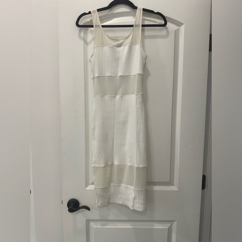 White bebe dress